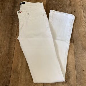 Ralph Lauren Black Label white straight led jeans